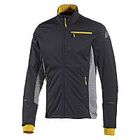 Олимпийка спортивная мужская adidas Xperior Soft Shell S92304 (серая, активная, с молнией, логотип адидас)