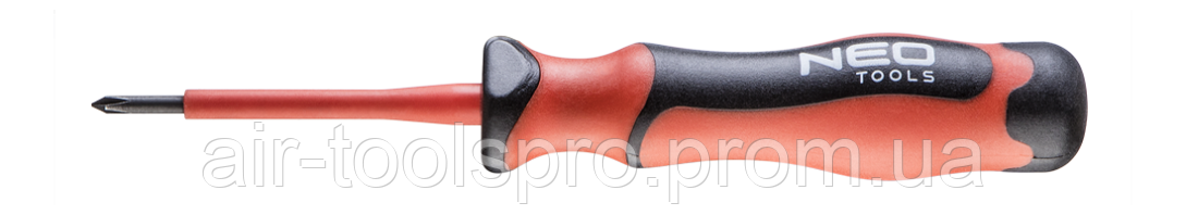 Отвертка крестовая PH диэлектрическая, 1000 В, NEO TOOLS