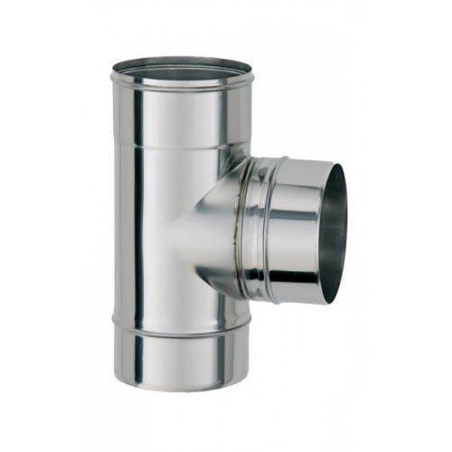 Трійник димоходу 90 град. нерж моно