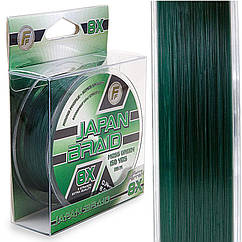 Шнур Lineaeffe FF Japan Braid 8X Moss Green 135м/150yds 0.10 мм FishTest-6.00 кг