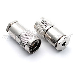 Роз'єм штекер N під кабель RG-58, Clamp/Solder (затискач/пайку), фото 3