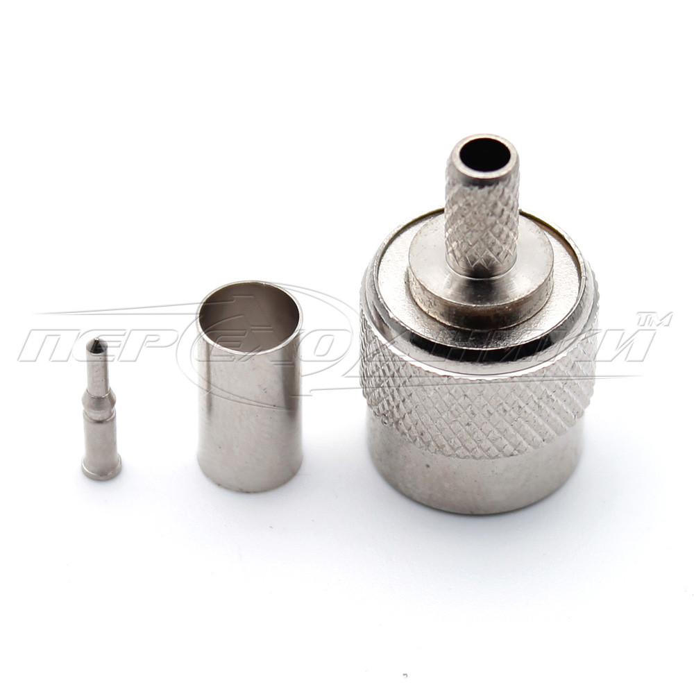 Роз'єм штекер TNC під кабель RG-58, Crimp (обтискач) 