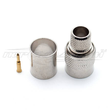Роз'єм штекер TNC під кабель RG-213, Crimp (обтискач) , фото 1