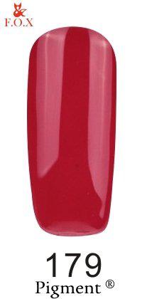 Гель-лак F. O. X. Pigment №179 Темно-червоний 6 ml