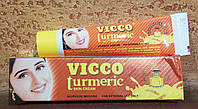 Крем Вико с куркумой аюрведический Vicco turmeric осветляет кожу, омолаживает, от пятен, защищает, 15 гр Индия