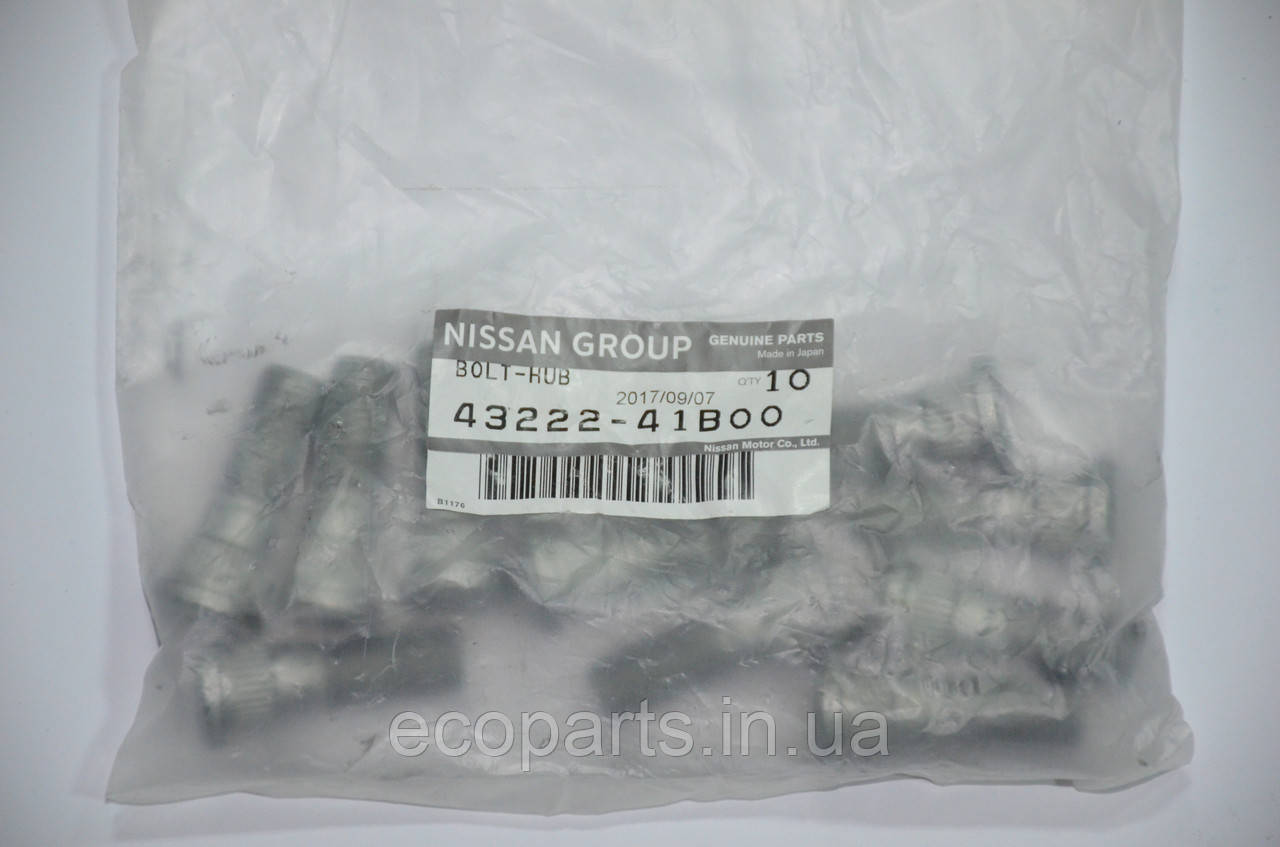 Шпилька колісна передня Nissan Leaf