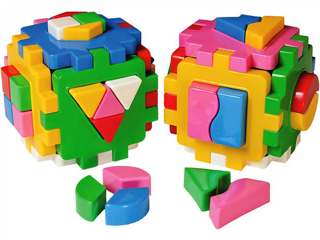 Розвиваючі і повчальні іграшки «ТехноК» (2476) Куб Розумний малюк. Логіка-комбі, фото 2