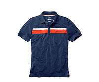 Мужская футболка поло BMW Golfsport Fashion Polo Shirt Men Navy Blue (80142446357)