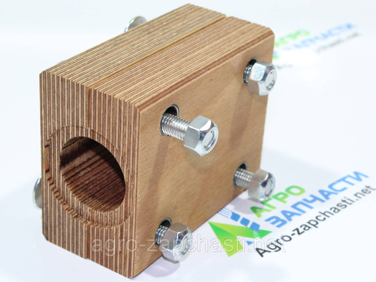 Дерев'яний підшипник 678522 соломотропа комбайна Claas — 61х100х124мм [TR]