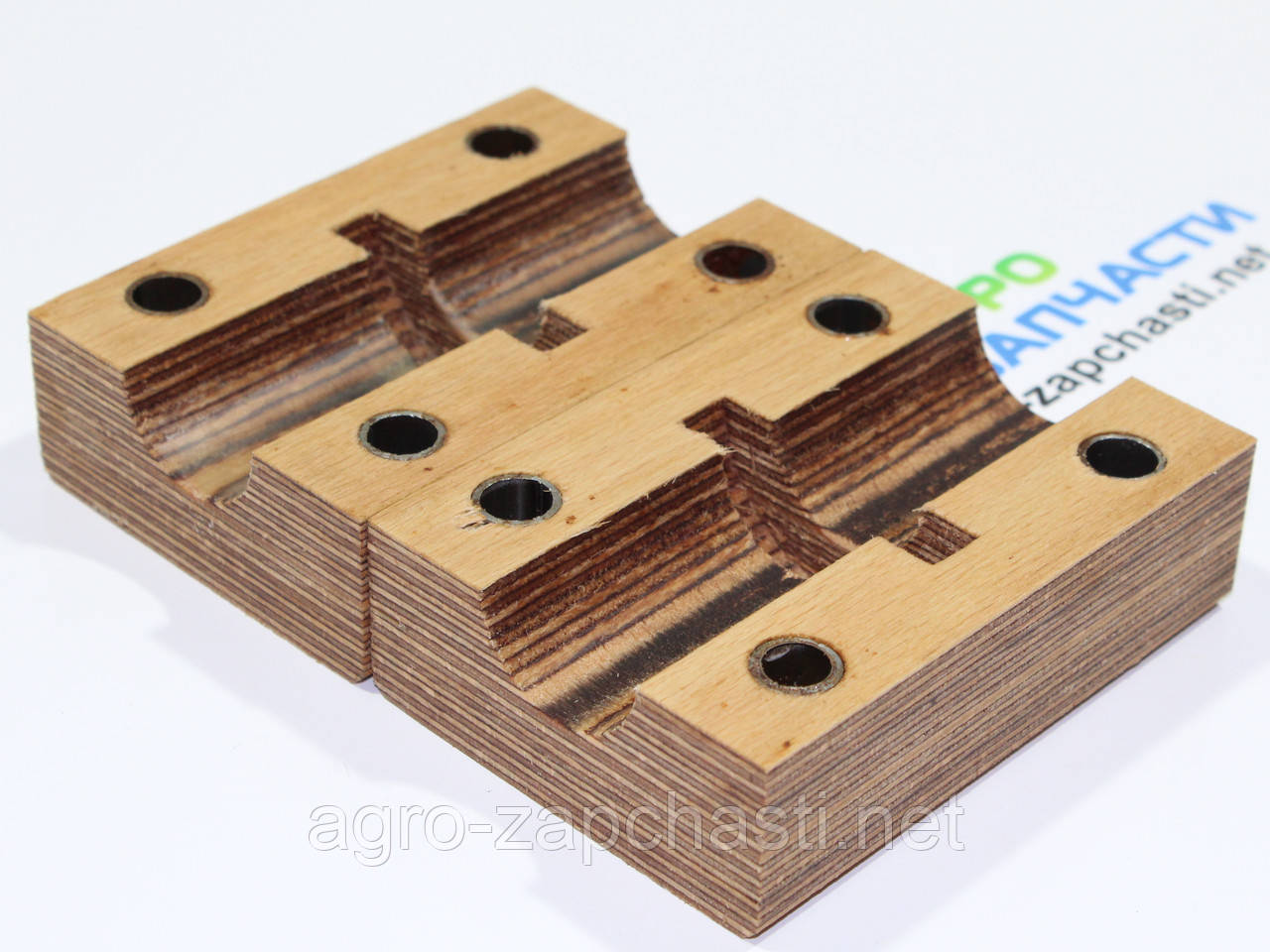 Дерев'яний підшипник 618083 соломотропу комбайна Claas — 61х80х115 мм, фото 1