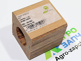 Дерев'яний підшипник 661667.0 соломотропу комбайна Claas — 30х60х63мм [TR]