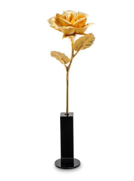Позолочена Троянда сусальне золото GL-RS-001