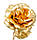 Позолочена Троянда сусальне золото GL-RO-001, фото 4