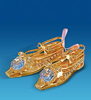 Фігурка Сваровські з позолотою "Пара Туфелек" AR-3961