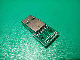 Плата переходник  "папа" USB to DIP 4pin