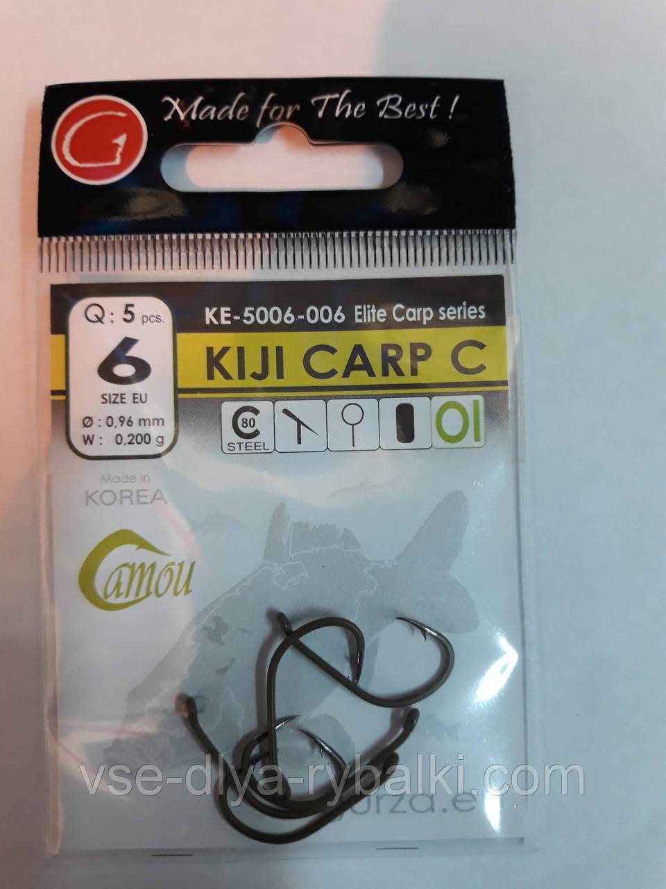 Гачки Gurza kiji carp c № 6, фото 1