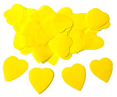 Цукерки серця жовті.Розмір: 35мм. Вага: 500 г.