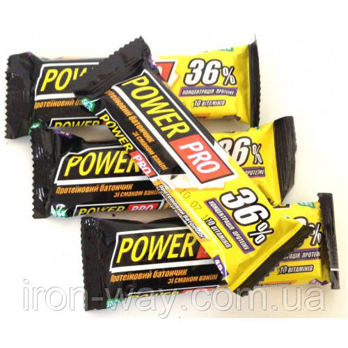 PowerPro Protein Bar 36% 60 g (Ваниль)