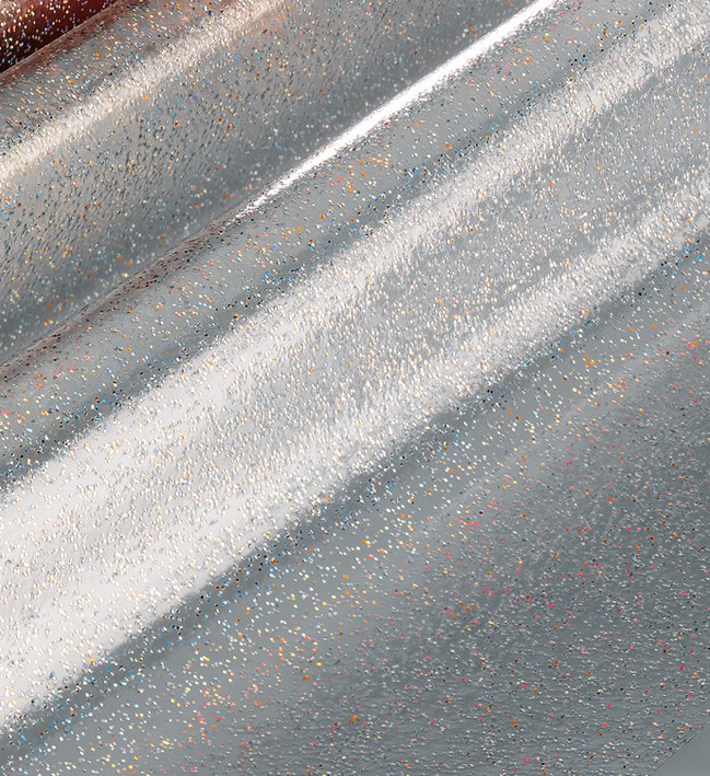 Скатертина силіконова з срібним напиленням, напівпрозора скатертина на стіл Срібло