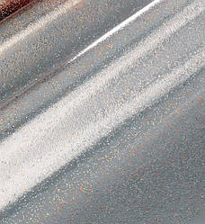 Скатертина силіконова з срібним напиленням, напівпрозора скатертина на стіл Срібло