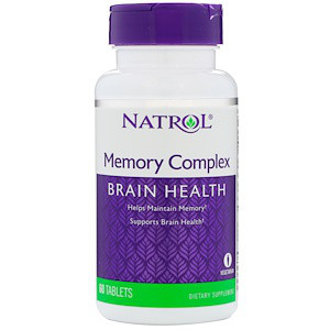 Natrol, Комплекс для пам'яті, 60 таблеток
