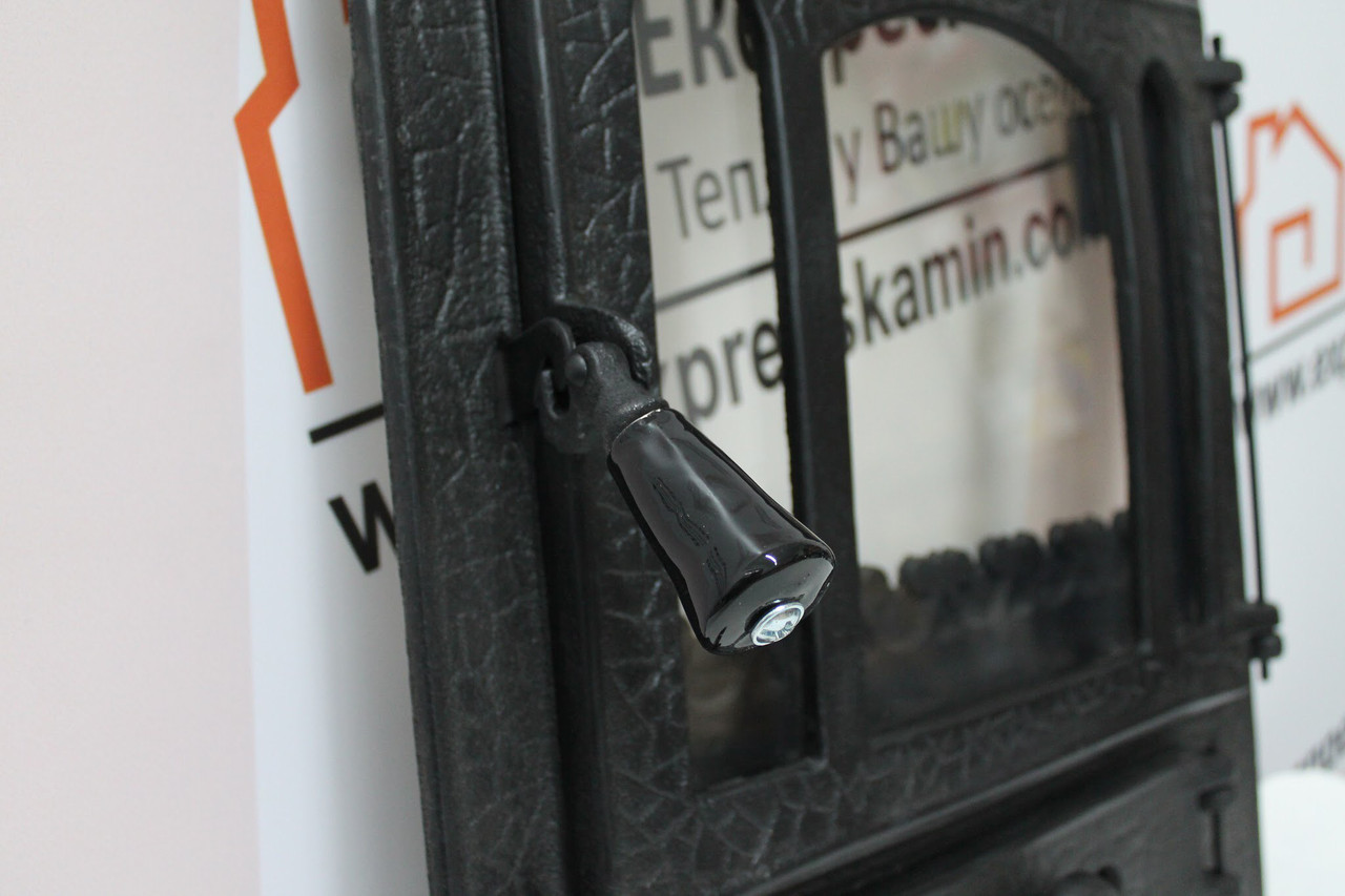 Дверцы печные со стеклом "BULWARK" Чугунная дверка для печи барбекю - фото 2 - id-p584429059