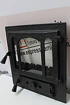 🔥Купить Дверцы печные со стеклом "BULWARK" Чугунная дверка для печи ...