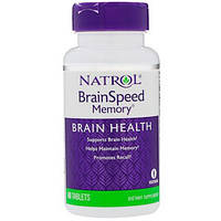 Natrol, Для пам'яті та швидкості роботи мозку, 60 таблеток