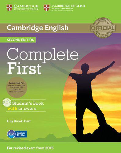 Complete First 2nd Edition student's Book with answers and CD-ROM and Class Audio CDs