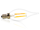 Світлодіодна лампа-свічка на вітрі Filament 4 Вт Е14 4000K, фото 3