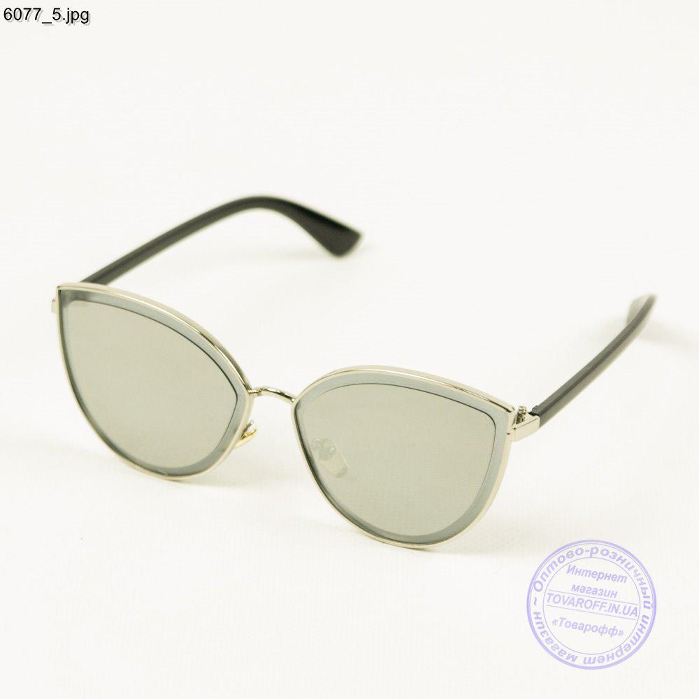 Окуляри сонцезахисні жіночі - Сріблясті - 6077/1