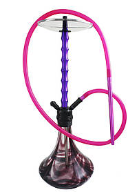 Кальян Hookah 3078 висота 75 см на 1 персону фіолетовий