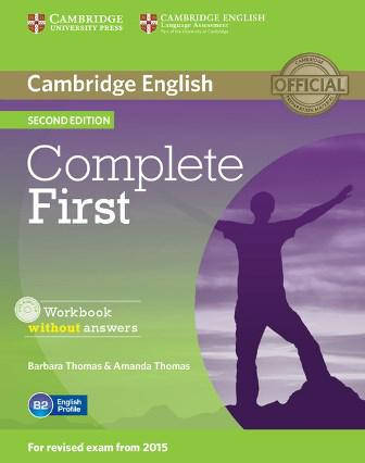 Complete First 2nd Edition Workbook without answers with Audio CD, фото 1