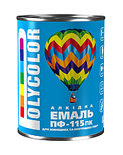 Емаль алкідна економ ПФ-115/POLYCOLOR/ вишнева 2,8