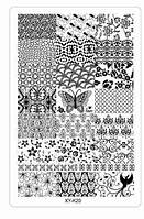 Трафарет для стемпінгу XY-К20