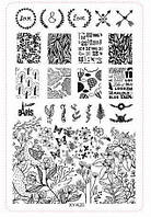 Трафарет для стемпінгу XY-К25