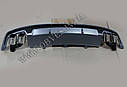 Дифузор заднього бампера Audi A7 2015-2017 стиль S7, фото 4