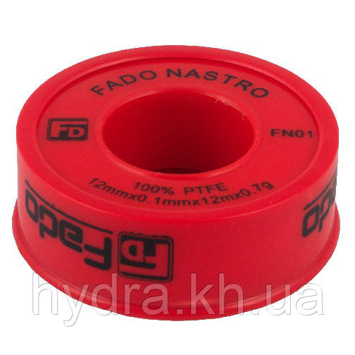 Фум-стрічка FADO 12мм x 0.1 мм х 12м х 0.7 м (FN01)