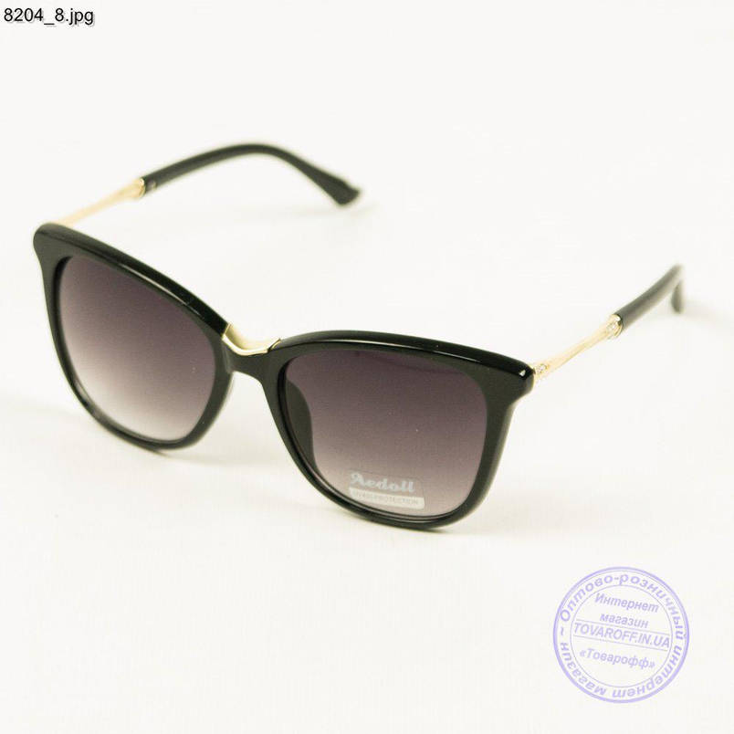 Окуляри сонцезахисні жіночі Aedoll - Чорні - 8204/2, фото 1