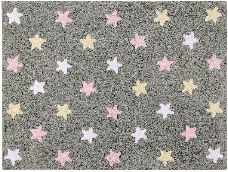 Lorena Canals - Ковер Tricolor Stars Grey - Pink 120x160 cm - фото 1 - id-p662016450
