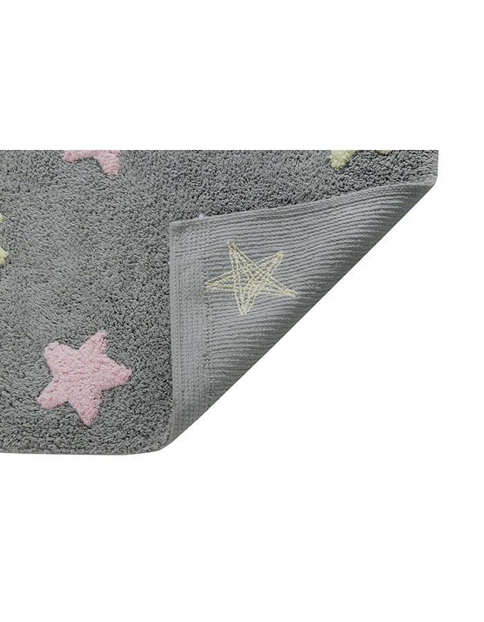 Lorena Canals - Ковер Tricolor Stars Grey - Pink 120x160 cm - фото 2 - id-p662016450