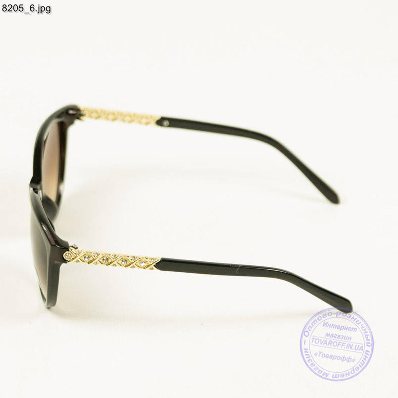 Жіночі сонцезахисні окуляри Aedoll - коричневий - 8205/1, фото 3