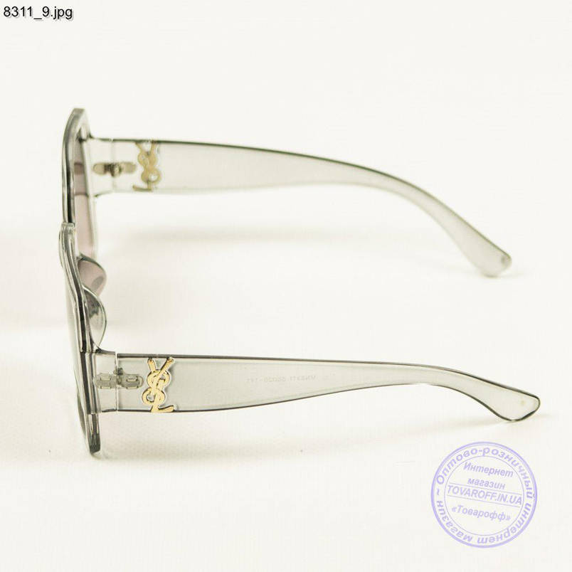 Жіночі сонцезахисні окуляри Yves Saint Laurent - Сірі - 8311/2, фото 4
