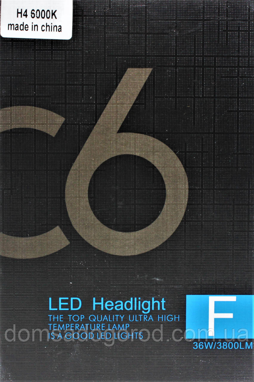 Лампа Led C-6 H4-6000K - фото 2 - id-p656418732