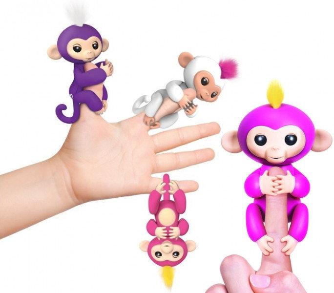 Интерактивная ручная обезьянка Fingerlings в ассортименте, фото 1
