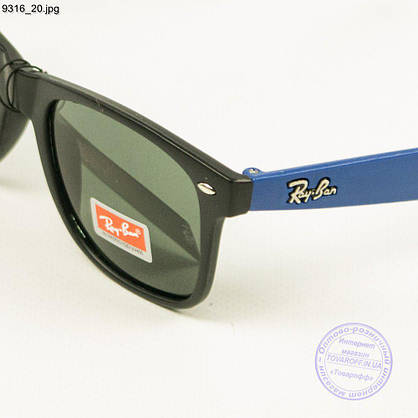 Сонцезахисні окуляри Ray-Ban Wayfarer унісекс зі скляною лінзою - 9316/3, фото 3