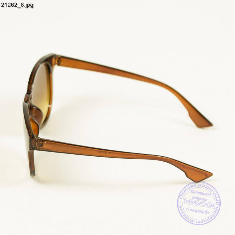 Молодіжні сонцезахисні окуляри Коричневі - 21262/1, фото 3