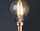 Світлодіодна лампа 4 Вт Е14 P45 4000K прозора Filament, фото 5