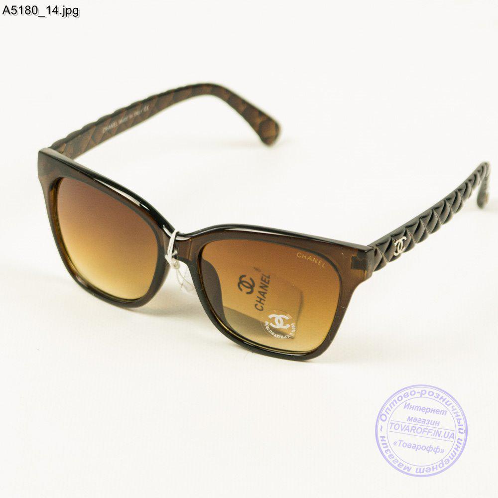 Брендові сонцезахисні окуляри жіночі Chanel - Коричневі - А5180/2