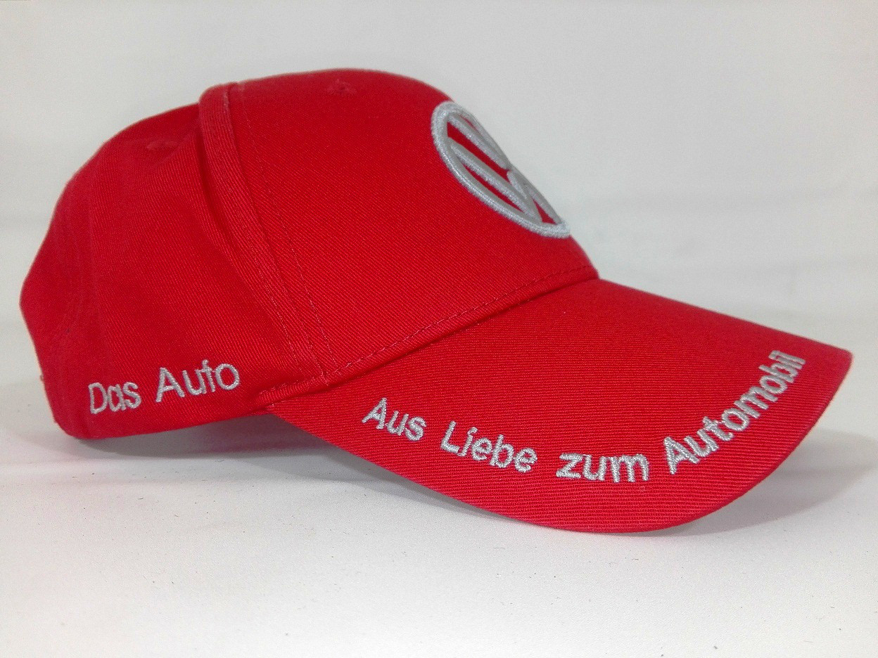 Кепка бейсболка Фольксваген VOLKSWAGEN червона, фото 1